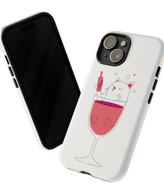 Tipsy Cat Tough Phone Cases