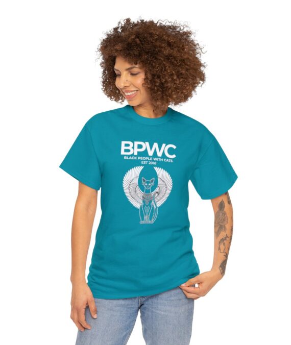 BPWC Unisex Heavy Cotton Tee White Design