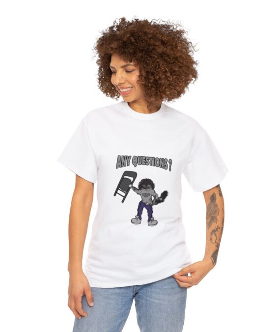 Any Questions Unisex Heavy Cotton Tee