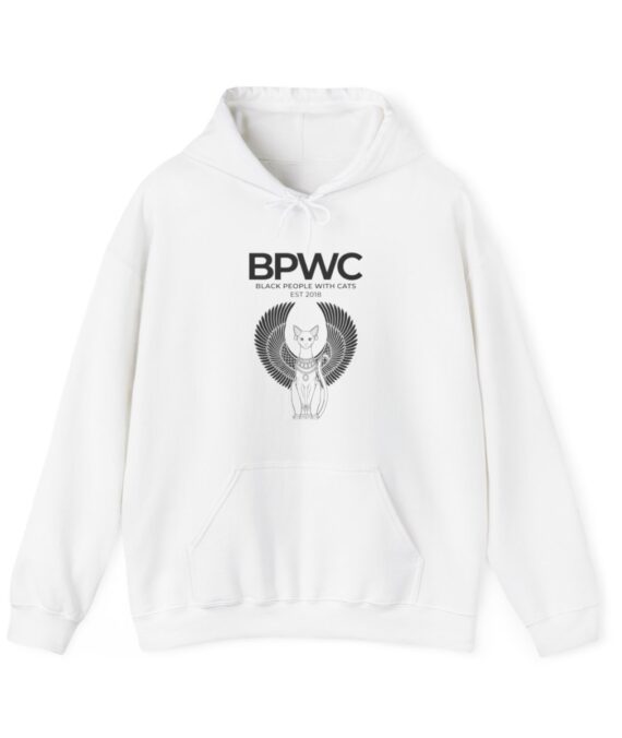 BPWC Unisex Heavy Blend™ Hooded Sweatshirt Black Design