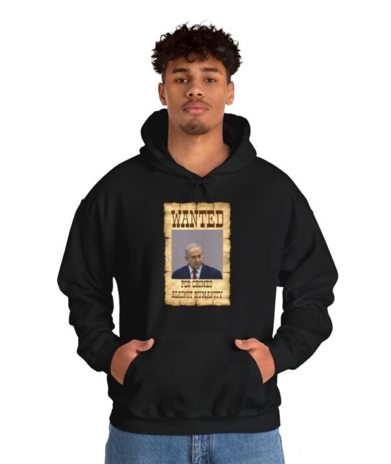 Wanted Benjamin Netanyahu Unisex Heavy Blend™ Hooded Sweatshirt