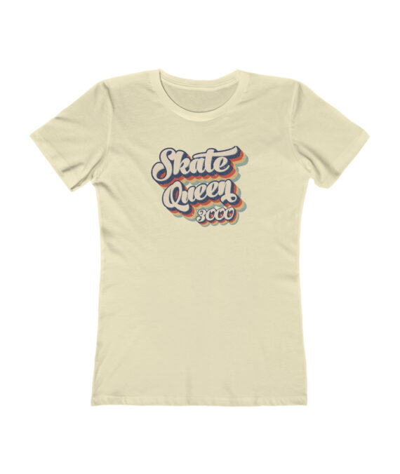 Skate Queen Women’s The Boyfriend Tee Black Design